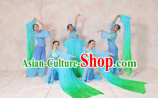 Pure Silk Traditional Chinese Fans Oriental Fan Folk Dance Dance Ribbons Cultural Dances Hand Fan