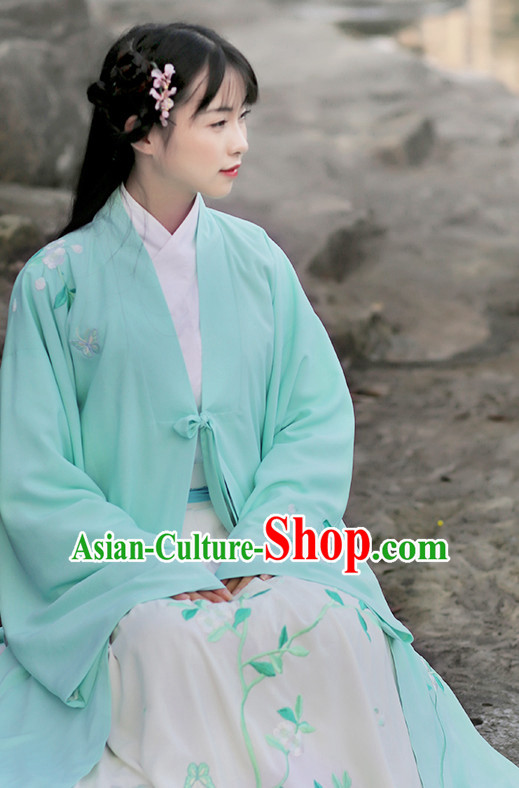 Ancient Chinese Embroidered Hanfu Dress China Traditional Clothing Asian Long Dresses China Clothes Fashion Oriental Outfits for Women