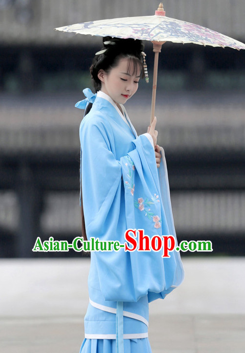 Ancient Chinese Embroidered Hanfu Dress China Traditional Clothing Asian Long Dresses China Clothes Fashion Oriental Outfits for Women