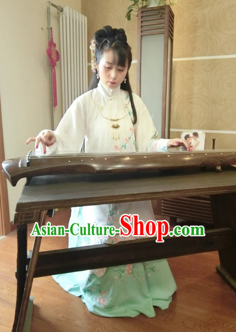 Ancient Chinese Embroidered Hanfu Dress China Traditional Clothing Asian Long Dresses China Clothes Fashion Oriental Outfits for Women