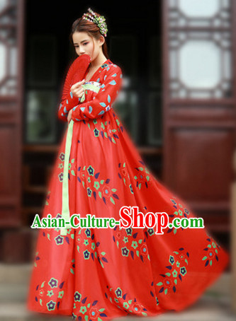 Ancient Chinese Hanfu Dress Skirt China Traditional Clothing Asian Long Dresses China Clothes Fashion Oriental Outfits for Women