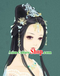 Ancient Chinese Prtincess Royal Imperial Hair Jewelry Hairpieces