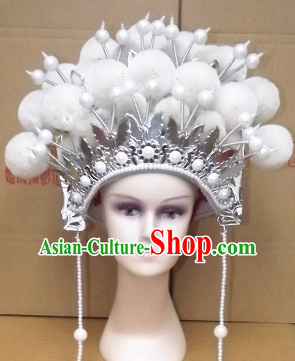 Traditional Chinese Opera Hat Hair Jewelry Hairpieces