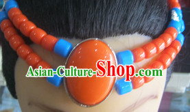 Traditional Chinese Tibetan Headdress for Women