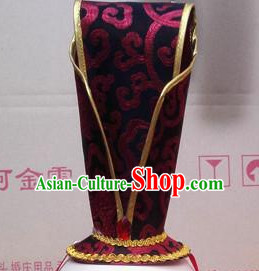 Traditional Chinese Opera Hat Hair Jewelry Hairpieces