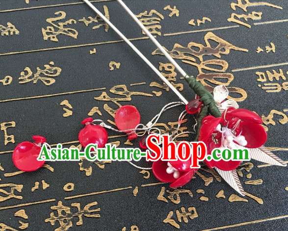 Chinese Ancient Flower Headdress Hairpin Headwear Jewelry for Women Girls