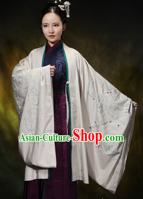 Asian Chinese Hanfu Dress Costume Clothing Oriental Dress Chinese Robes Kimono for Women Gilrls Adults Children