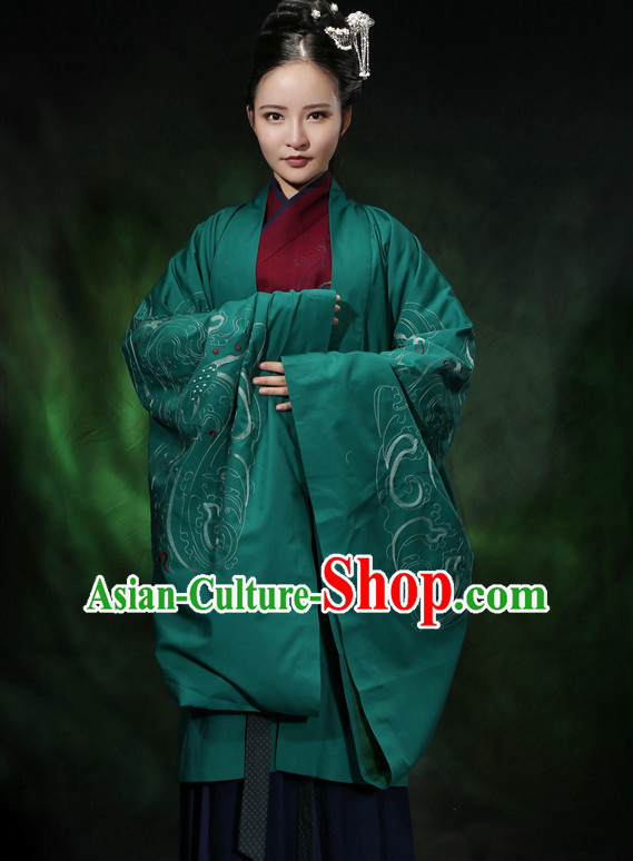 Asian Chinese Hanfu Dress Costume Clothing Oriental Dress Chinese Robes Kimono for Women Gilrls Adults Children