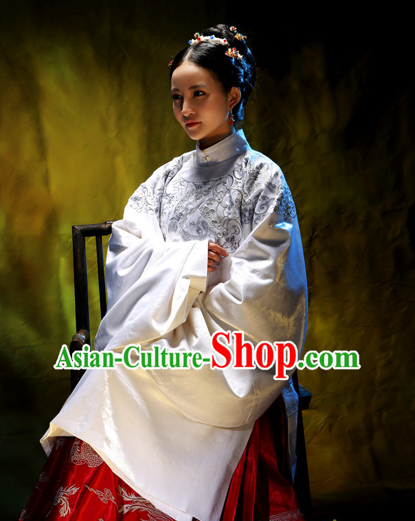 Asian Chinese Hanfu Dress Costume Clothing Oriental Dress Chinese Robes Kimono for Women Gilrls Adults Children