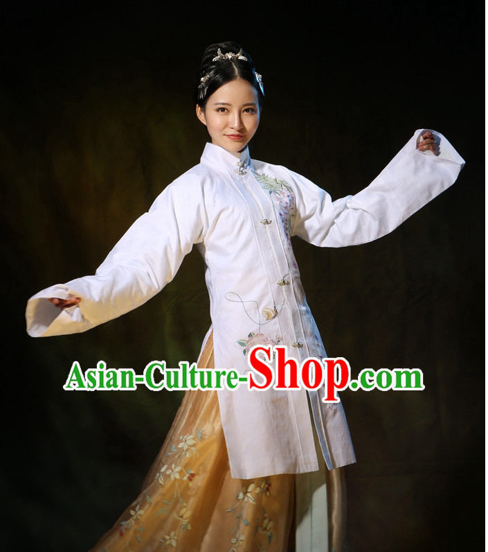 Asian Chinese Hanfu Dress Costume Clothing Oriental Dress Chinese Robes Kimono for Women Gilrls Adults Children