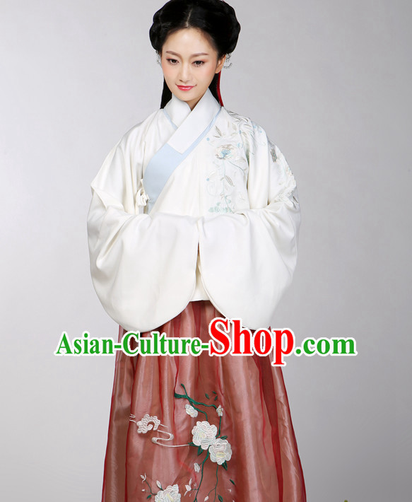 Asian Chinese Hanfu Dress Costume Clothing Oriental Dress Chinese Robes Kimono for Women Gilrls Adults Children