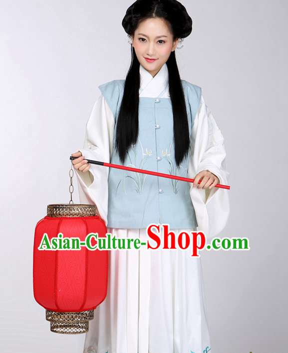 Asian Chinese Hanfu Dress Costume Clothing Oriental Dress Chinese Robes Kimono for Women Gilrls Adults Children