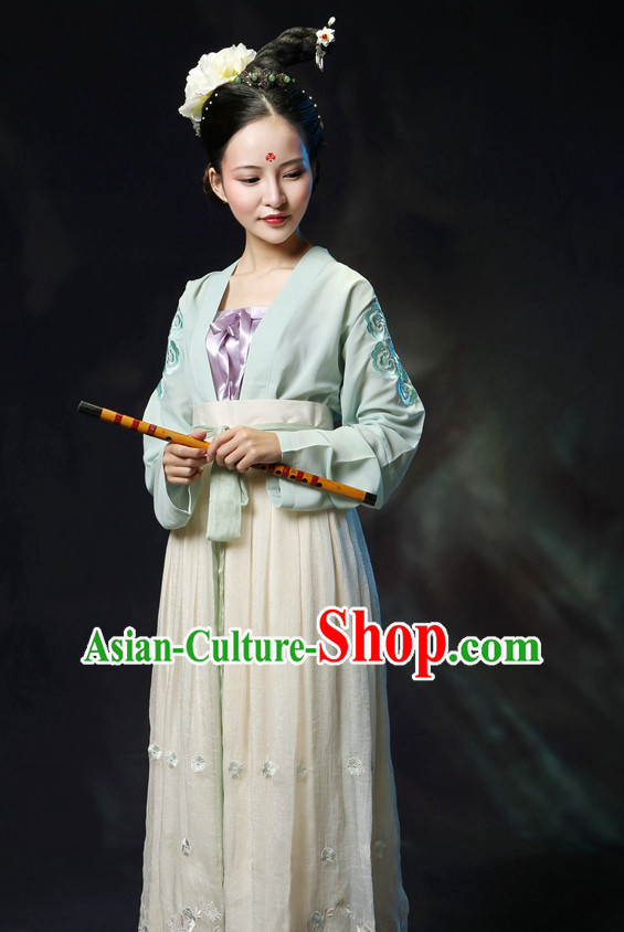 Asian Chinese Hanfu Dress Costume Clothing Oriental Dress Chinese Robes Kimono for Women Gilrls Adults Children