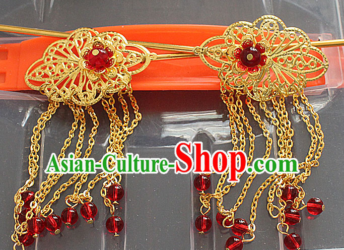 Chinese Ancient Flower Headdress Hairpin Headwear Jewelry for Women Girls