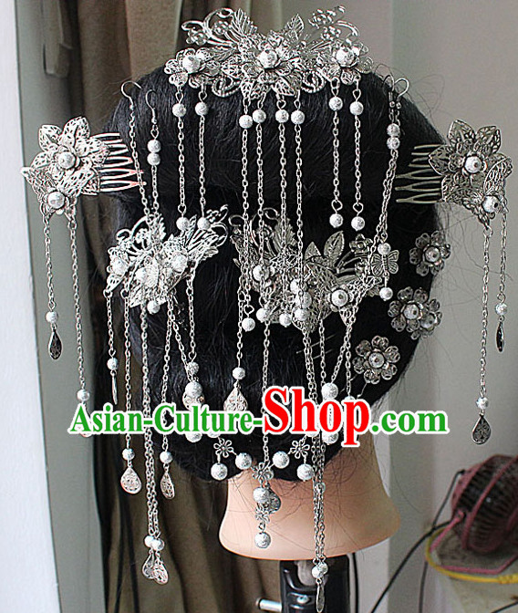 Chinese Ancient Empress Princess Hair Accessories Headdress Hairpin Headwear Jewelry for Women Girls