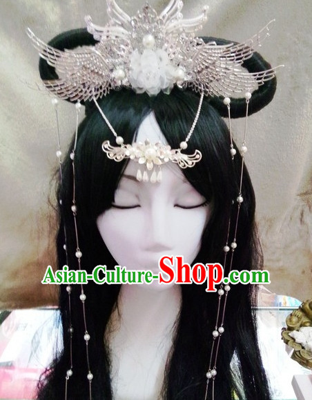 Chinese Ancient Empress Princess Hair Accessories Headdress Hairpin Headwear Jewelry for Women Girls