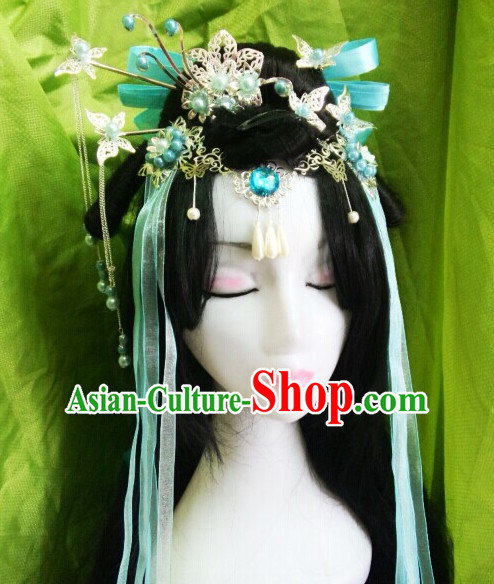 Chinese Ancient Empress Princess Queen Hair Accessories Headdress Hairpin Headwear Jewelry for Women Girls