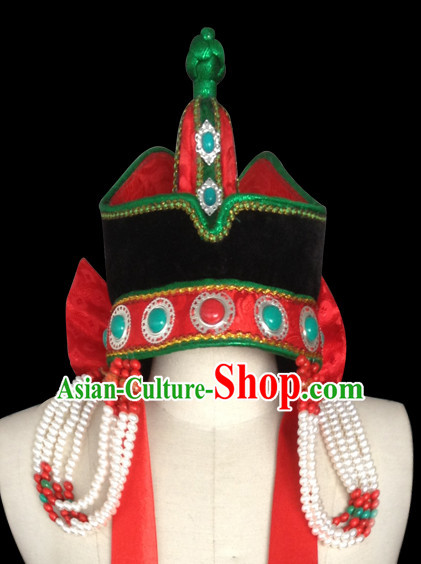 Mongolian People Yuan Dynasty Mongolians Princess Empress Queen Hat for Women Girls Adults Children