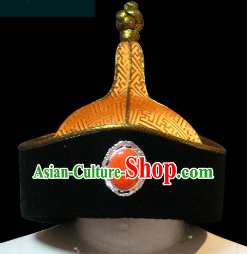 Genghis Khan Mongolian People Yuan Dynasty Mongolians Hat for Men Boys Adults Children