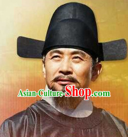 Ancient Asian Chinese Headdress Oriental Headwear Official Hat for Men Boys