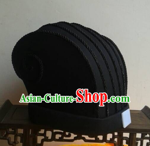 Ancient Asian Chinese Headdress Oriental Headwear Official Hat for Men Boys