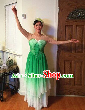 Traditional Jasmine Flower Dance Costumes for Women