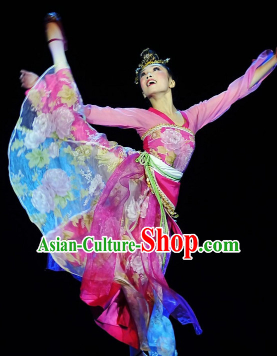 Tong Que Nv Traditional Chinese Classical Dancing Dancewear Dance Costumes for Women