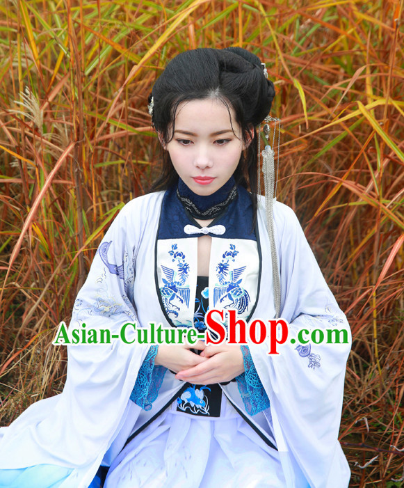 Gorgeous Chinese Fairy Princess Empress Queen Cosplay Costumes Ancient Chinese Clothing Complete Set for Women