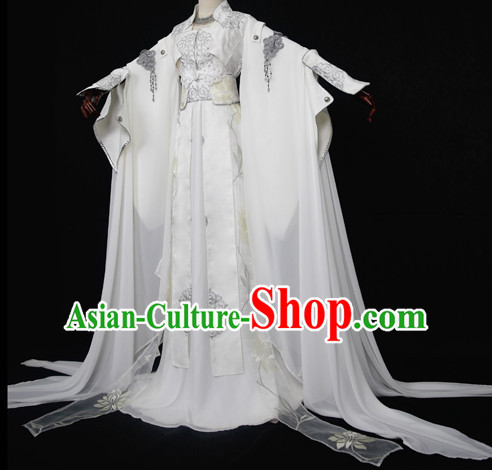 Gorgeous Chinese Fairy Princess Empress Queen Cosplay Costumes Ancient Chinese Clothing Complete Set for Women