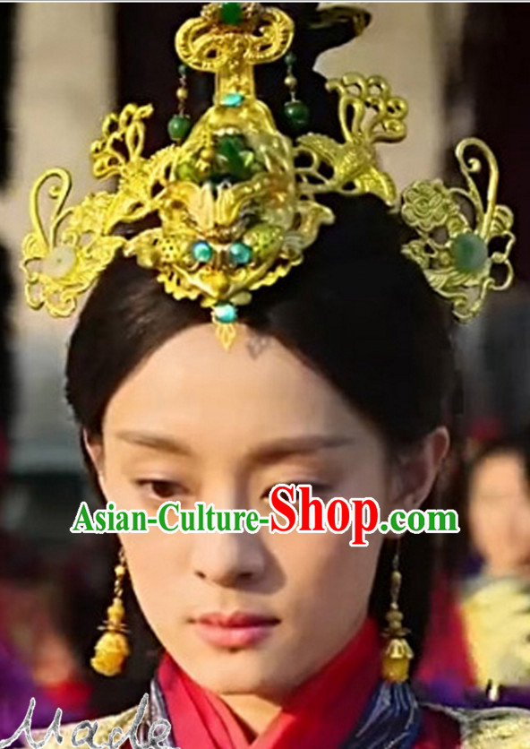 Ancient Chinese Handmade Imperial Headdress Hair Jewelry for Women