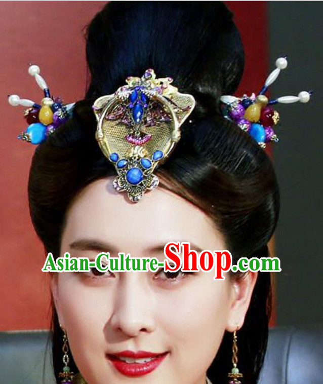 Ancient Chinese Handmade Imperial Headdress Hair Jewelry for Women