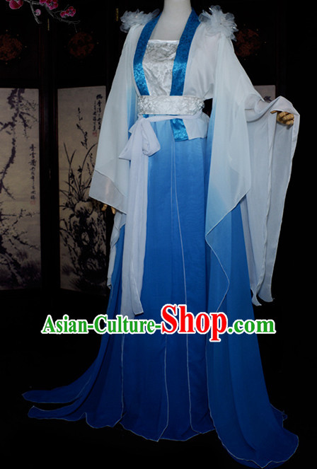 Chinese Traditional Fairy Princess Costumes Complete Set for Girls Women