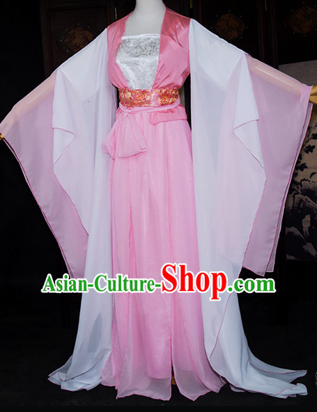 Chinese Traditional Fairy Princess Costumes Complete Set for Girls Women