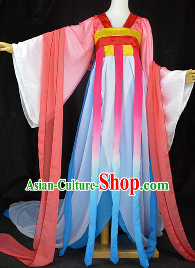 Chinese Traditional Palace Dancer Classical Dance Costume Complete Set for Women