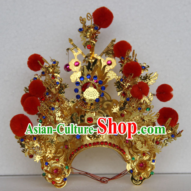 Chinese Traditional Opera Helmet Hat