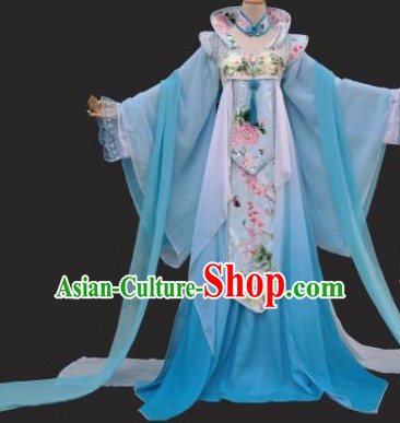 Gorgeous Chinese Fairy Princess Empress Queen Cosplay Costumes Ancient Chinese Clothing Complete Set for Women