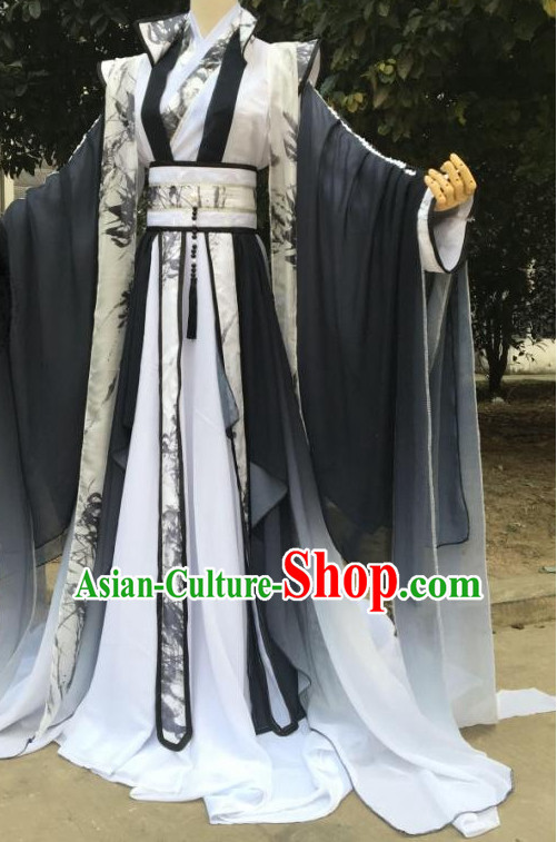 Gorgeous Chinese Fairy Princess Empress Queen Cosplay Costumes Ancient Chinese Clothing Complete Set for Women