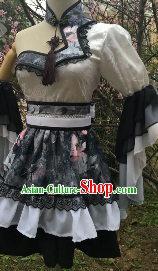 Gorgeous Chinese Fairy Princess Empress Queen Cosplay Costumes Ancient Chinese Clothing Complete Set for Women