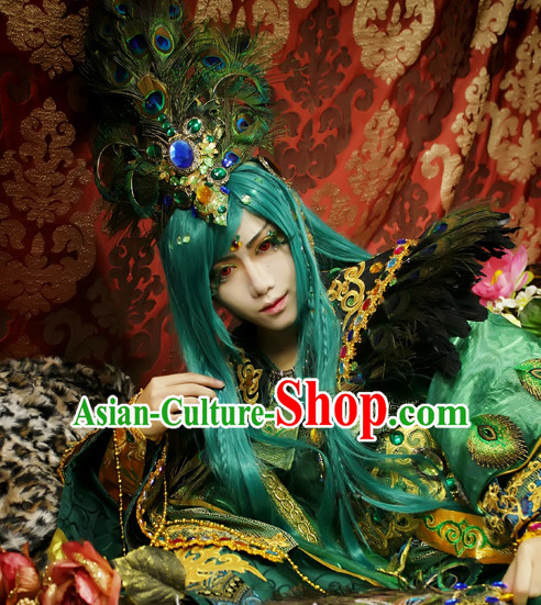 Gorgeous Chinese Emperor Prince Costumes Ancient Chinese Clothing Complete Set for Men