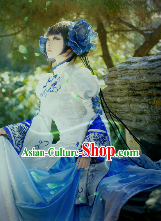 Gorgeous Chinese Princess Empress Costumes Ancient Chinese Clothing Complete Set for Men