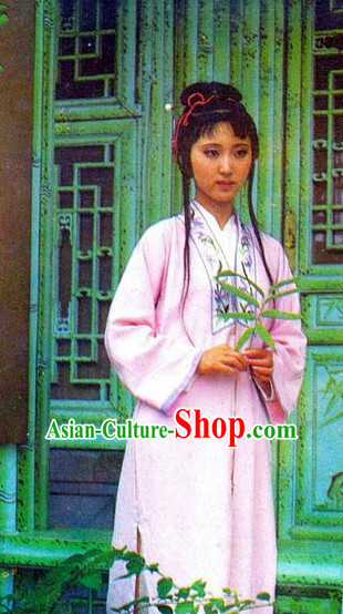 Dream of Red Chamber Lin Daiyu Costumes Complete Set for Women or Girls