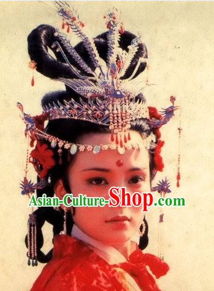 Dream of Red Chamber Empress Imperial Noblewoman Big Phoenix Hair Accessories for Women or Girls