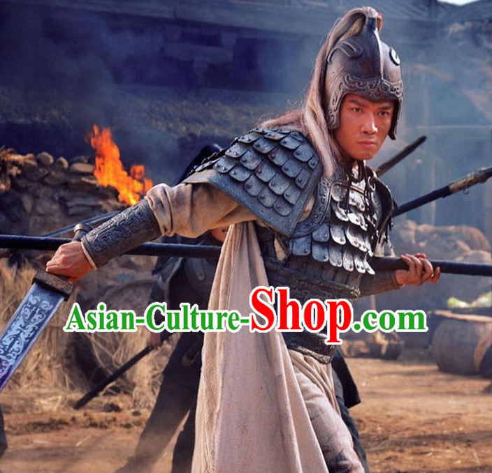 Asian Ancient Chinese Superhero Zhao Zilong Warrior Body Armor for Sale Complete Set for Men or Boys