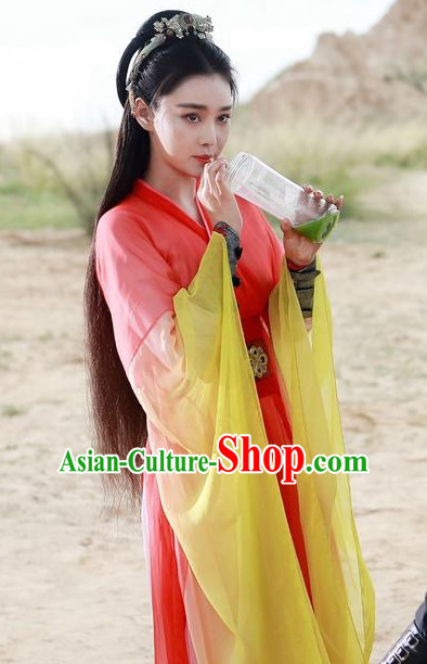 Ancient Chinese Traditional Fairy National Hanfu Dress Costumes Clothes Ancient China Clothing for Ladies