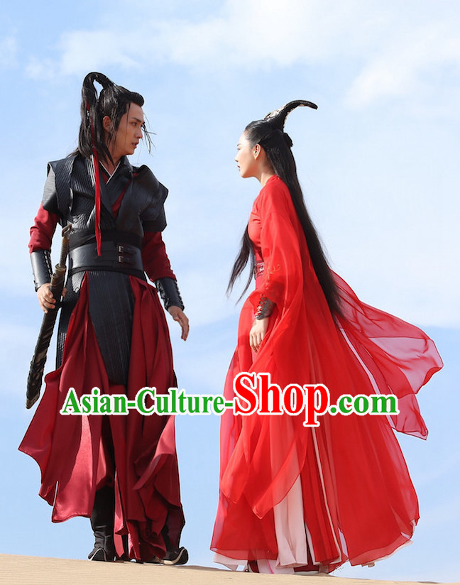Ancient Chinese Traditional National Hanfu Dress Costume Clothes Ancient China Clothing for Men Women Girls Boys