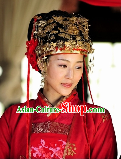 Ancient Chinese Style Princess Wedding Hair Jewelry Set