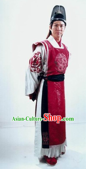 Ancient Chinese Style Superhero Costumes Dress Authentic Clothes Culture Traditional National Clothing Complete Set