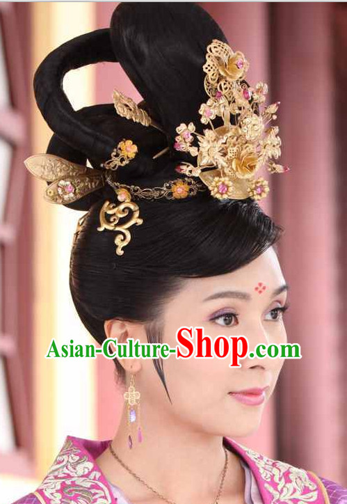 Traditional Ancient Chinese Style Imperial Palace Royal Headpieces Hair Jewelry for Women and Girls