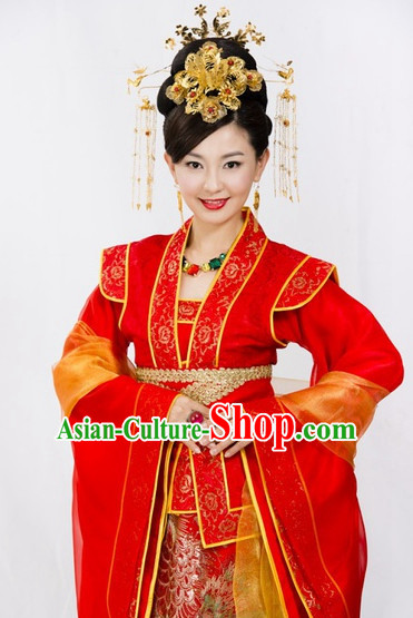 Traditional Ancient Chinese Style Imperial Palace Royal Headpieces Hair Jewelry for Women and Girls