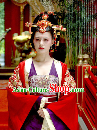 Traditional Ancient Chinese Style Imperial Palace Royal Headpieces Hair Jewelry for Women and Girls